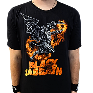 Camiseta Black Sabbath Fallen Angel Stamp TS 1550